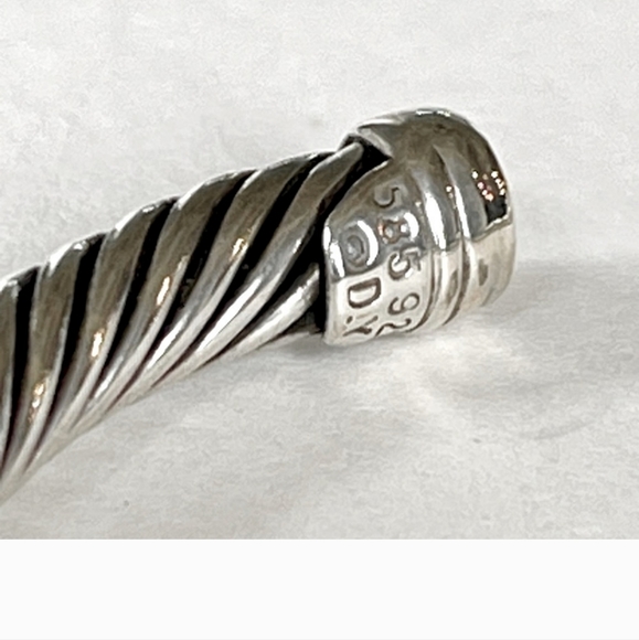 💎David Yurman 925 & 14k gold 5mm Signature X Cable Bracelet. - Picture 13 of 14